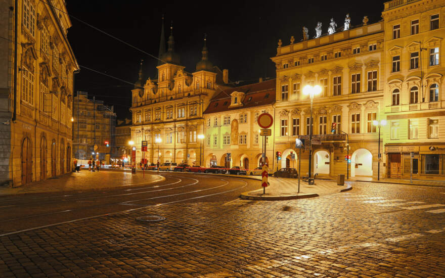 Prague - day and night