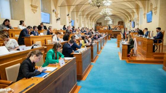 The chairpersons of COSAC debated on the floor of the Senate, for the first time with the participation of Ukraine and Moldova as candidate countries (11.07.2022)