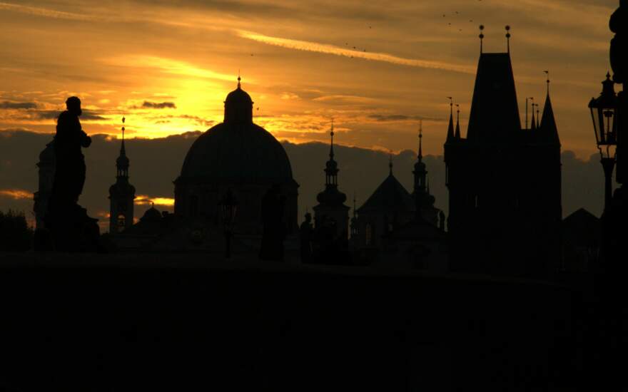 Prague - day and night